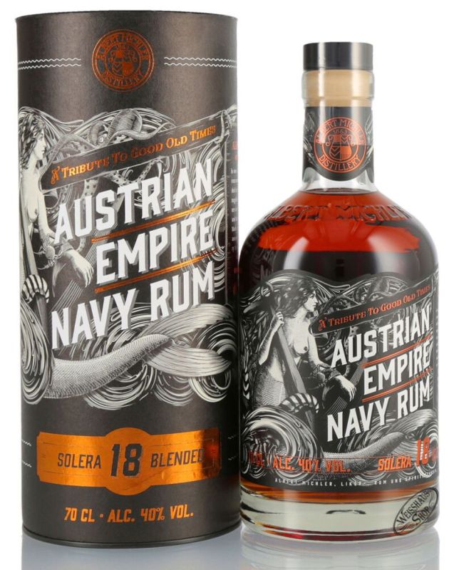 Austrian Empire Navy Rum 1863